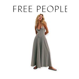 Free People Gray Jumpsuit